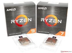 Der AMD Ryzen 9 5900X und der AMD Ryzen 7 5800X im Test: zur Verfügung gestellt von AMD Deutschland