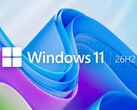 Logo zu Windows 11 26H2. Das Update bringt mehrere Leistungsverbesserungen mit sich.