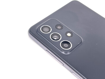 Quad-Kamera-Array des Galaxy A52s mit 64-MP-Hauptsensor