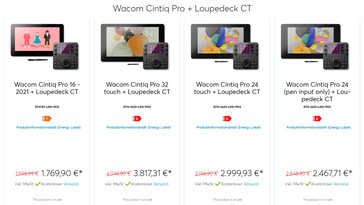 Wacom Cintiq Pro Tablets im Angebot mit Loupedeck Konsole