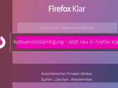 Firefox Klar: Schnellzugriff bei vollem Datenschutz