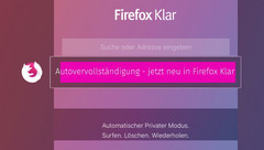 Firefox Klar: Schnellzugriff bei vollem Datenschutz