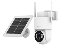 Eine 4G-Kamera kommt gleich mit Solarpanel
