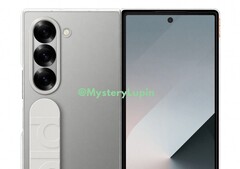 Das Samsung Galaxy Z Fold6 erhält offenbar eine neue Schutzhülle mit integriertem Standfuß. (Bild: @MysteryLupin)