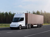 Der Tesla Semi kommt 2027 nach Europa und wird vorab auf der IAA Transportation präsentiert (Quelle: Tesla).