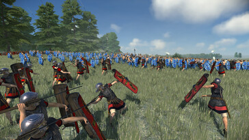 Eine Schlacht in Total War: Rome Remastered.