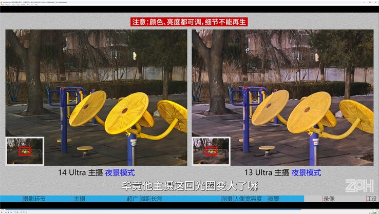 Xiaomi 14 Ultra vs. Xiaomi 13 Ultra: Den Nachtmodus hat Xiaomi im neuen Modell optimiert.