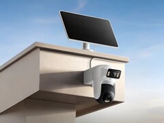 Die Xiaomi Smart Solar Camera 4 Pro wird per Solar mit Strom versorgt