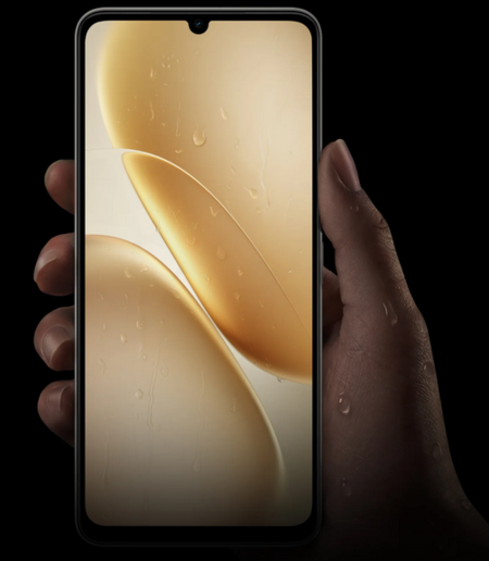 Renderbild des Displays des iQOO Z11 Lite.