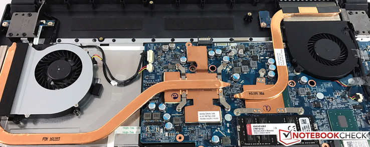 die Kühlung des Nexoc G739