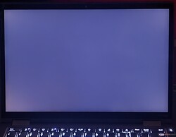 Kaum Backlight-Bleeding (hier verstärkt dargestellt)