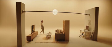 Kann variabel aufgespannt werden (Bildquelle: Screenshot Produktvideo)