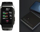 Sowohl die Huawei Watch D mit Blutdruckmessung als auch ein faltbares Klapphandy sollen am 23. Dezember launchen (Bild: Huawei/Letsgodigital, editiert)