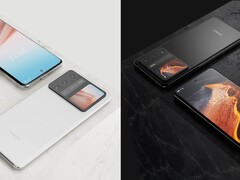 So hübsch könnte es werden: Das Xiaomi 12 Ultra in einem Rendervideo von Technizo Concept mit Leica-Kamera. (Bild: LetsGoDigital, editiert)
