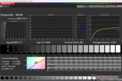 Graustufen nach Kalibrierung