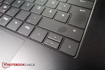 Halbierte Hoch/Runter-Pfeiltaste