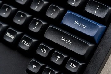 Wie bei den ThinkPads im IBM-Design ist die Enter-Taste blau. (Bildquelle: TEX)