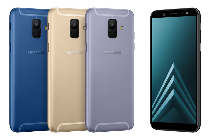Das Galaxy A6 hat an der Rückseite nur eine Single-Kamera.