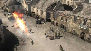 Im Bild: Ein Gameplay-Screenshot aus Company of Heroes.