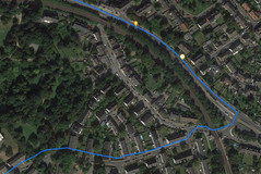 GPS-Test Garmin Edge 500 Kreuzungsbereich