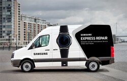 Der Reparatur-Bus von Samsung (Bild: Samsung)