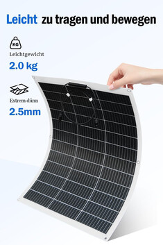 Technische Daten und Befestigungsmöglichkeiten (Bildquellen: Eco-Worthy)
