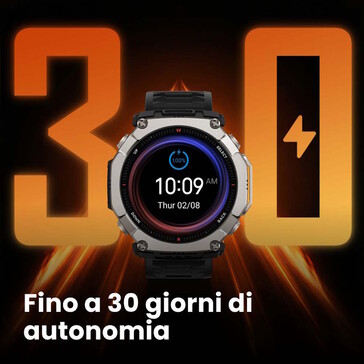 Geworben wird mit einer Akkulaufzeit von bis zu einem Monat