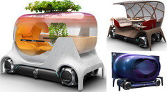 Citroën Skate erhält drei neue Pods für die Skateboard-Plattform: Immersive Air, Cozy Capsule und Wander Café.