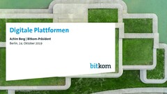 Bitkom: Deutsche Unternehmen zu zögerlich bei digitalen Plattformen.
