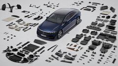 Der Mercedes EQS 450+ hat erfolgreich das Umweltaudit für geprüfte Nachhaltigkeit bestanden.