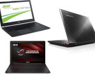 Im Vergleich: Asus ROG G501 vs. Lenovo Y50 vs. Acer Aspire V15 Nitro