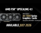 Ein Screenshot von AMDs FSR-4.1-INT8-Ankündigung für RX-7000-GPUs.