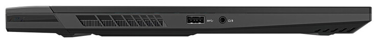 Linke Seite: USB 3.2 Gen 1 (USB-A), Audiokombo