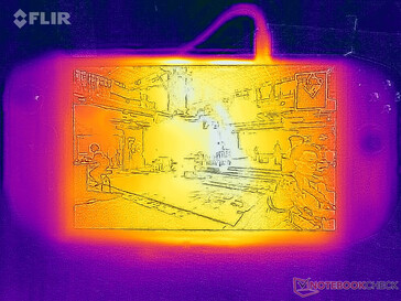 Oberflächentemperaturen Gaming (Vorderseite)