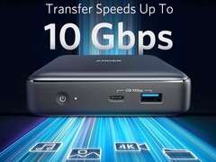 Anker PowerExpand 7-in-1 Thunderbolt 3 Mini Dock lädt mit bis zu 45 Watt.