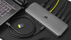 Corsair stellt mit TBT200 und TBT100 DP zwei neue Thunderbolt-Docks vor. (Bild: Corsair)