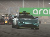 Der Aston Martin Vantage kommt nach dem Update nun auch in F1 2021 als Safety Car zum Einsatz (Bild: Codemasters)