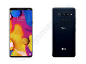 Das LG V40 ThinQ zeigt seine abschaltbare Notch und die rückwärtige Triple-Cam.
