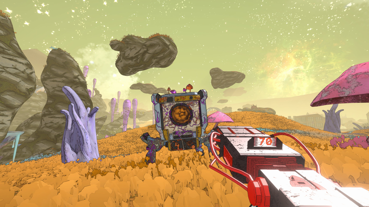 Mycopunks Cel-Shading-Look erinnert unweigerlich an Borderlands.
