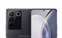 Das Vivo S16 Pro zeigt sich auf hochauflösenden Renderbildern mit einem neu gestalteten Kameramodul. (Bild: @OnLeaks / Pricebaba)