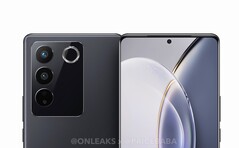 Das Vivo S16 Pro zeigt sich auf hochauflösenden Renderbildern mit einem neu gestalteten Kameramodul. (Bild: @OnLeaks / Pricebaba)