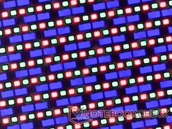 Scharfe OLED-Subpixel-Anordnung