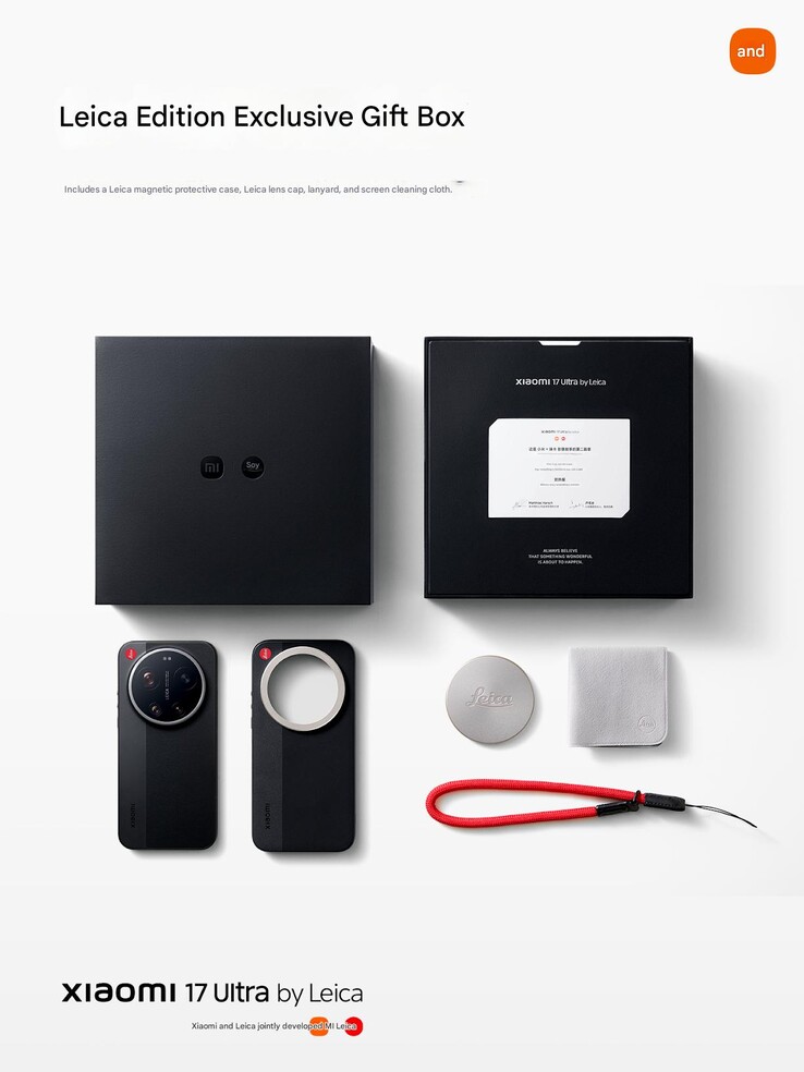 Wer das Xiaomi 17 Ultra by Leica in China kauft, bekommt Leica-Goodies mit dazu.