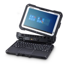 Toughbook G2: Das Tablet kann auch als Laptop genutzt werden