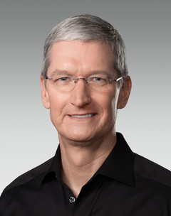 Verdiente letztes Jahr wohl etwas weniger: Apple-CEO Tim Cook. (Foto: Apple)