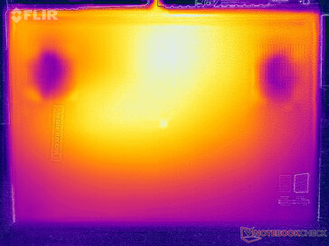 Oberflächentemperaturen Stresstest (Unterseite)