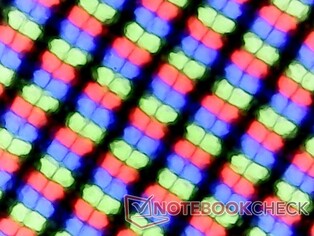 Subpixel-Matrix mit matter Beschichtung