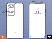 Fake oder Fakt? Skizze zeigt angeblich Xiaomi Mi Mix 2020 mit Zweitdisplay und UD-Kamera.