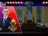 Electoral Carnage lässt bekannte US-Präsidenten in satirischen 2D-Kämpfen gegeneinander antreten.