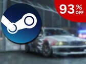 Need for Speed Unbound ist auf Steam noch bis zum 20. März um 93 Prozent reduziert und kostet rund 5 Euro. (Bildquelle: Steam)